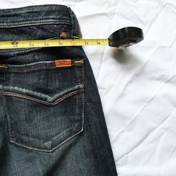 Vigoss Women's Boot Cut Jeans - Deep Indigo - Picture 6 of 9